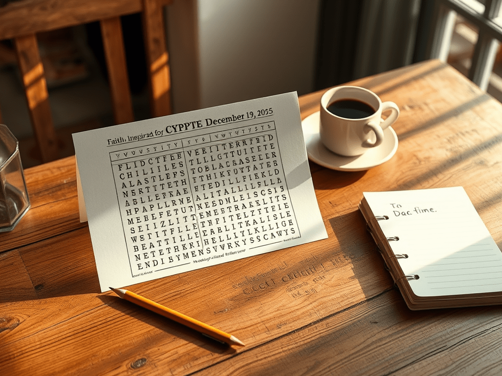 Cryptogram Puzzle for December 19,&nbsp;2025