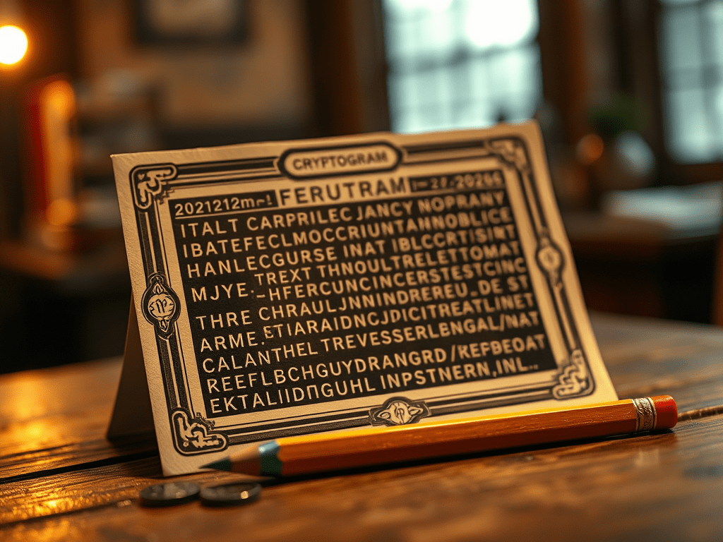 Cryptogram Puzzle for February 22,&nbsp;2026